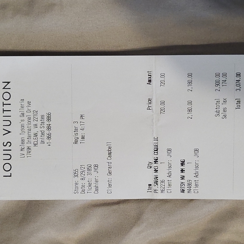 Louis Vuitton Sarah Wallet